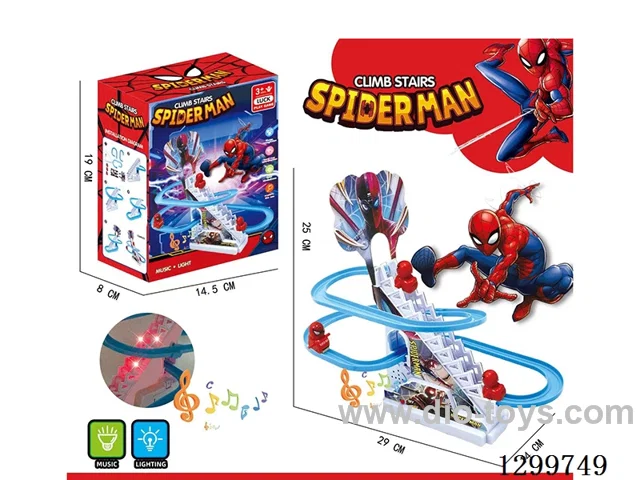 Spider-Man Climbing Stairs (3 figurines)