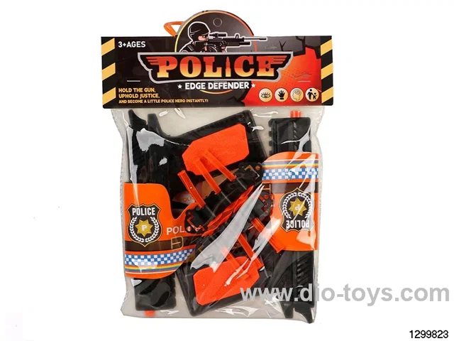 Headgear bag with soft bullets and dual guns