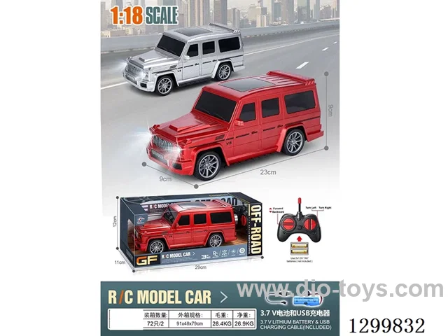 1:18 Mercedes-Benz G-Class 4WD RC Car with light(included battery)2 colors