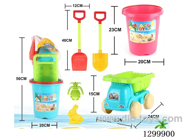 4-Wheel + Large Bucket + Large Shovel
