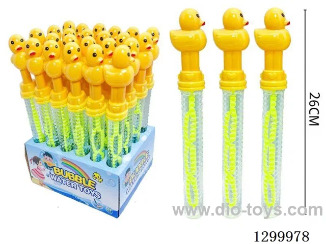 Little Yellow Duck Bubble Wands 24PCS(26 cm, Yellow)