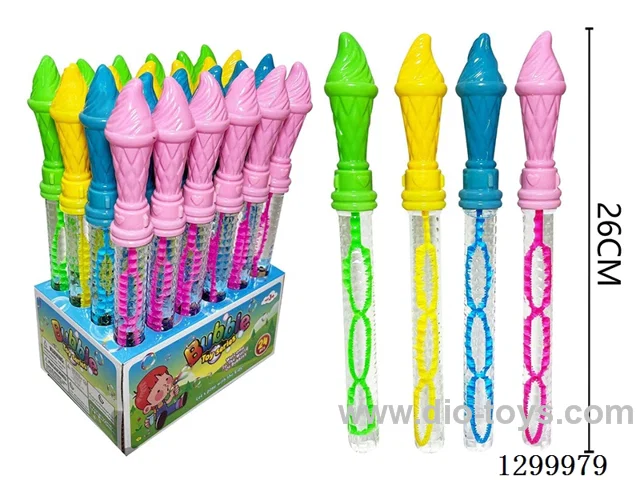 Ice Cream Bubble Wands (26 cm, 4-Colors) (24PCS)