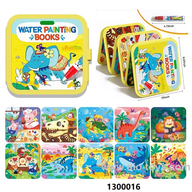 Magic Water Book Reveal Coloring Books in color box