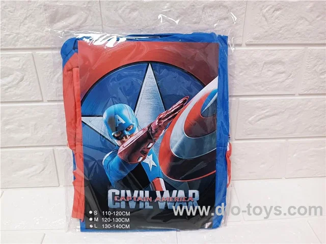Captain America clothing set (three sizes mixed) (S.M.L)