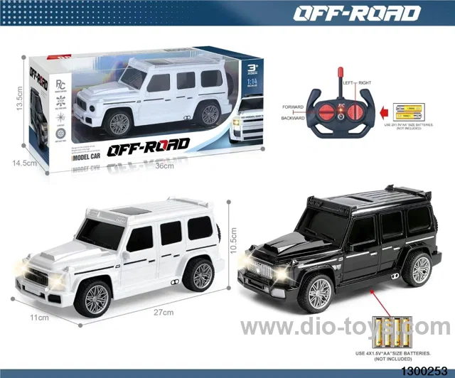 27MHz 1:14 4ch RC CAR with light in window box