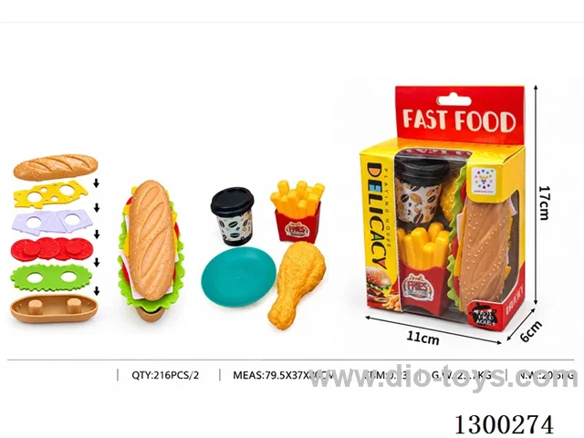 Fast Food Pretend Play Set