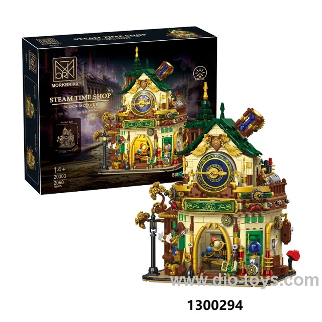 Steam Time Shop Block Module toy in color box