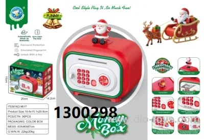 Santa Claus Money bank toy in color box