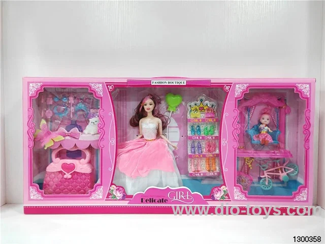 11.5 inch barbie in window box
