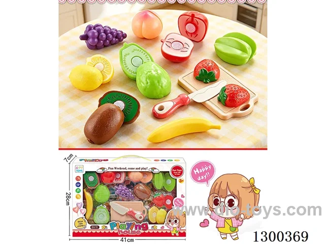 Pretend Play Fruit Cutting Set