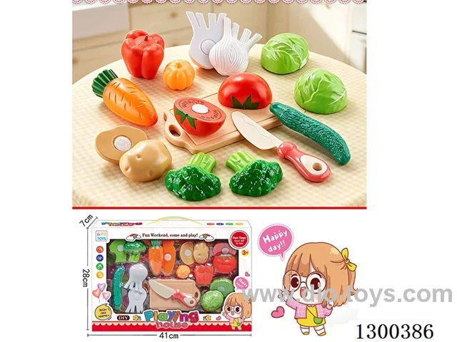 Pretend Play Vegetable Cutting Set