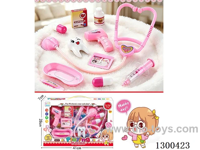 Pretend Play Stethoscope Set - Pink