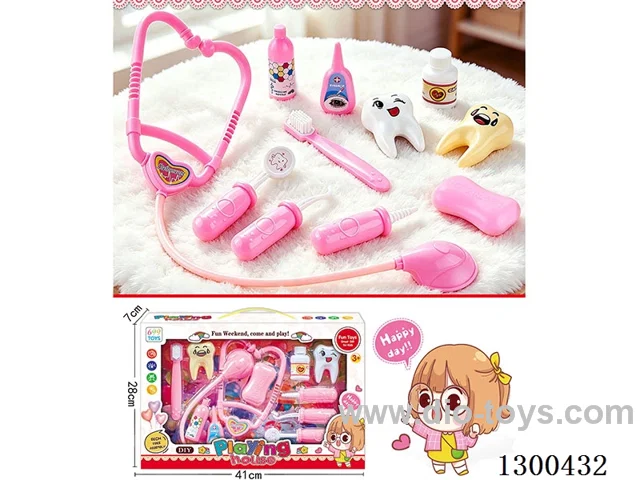 Pretend Play Stethoscope Set - Pink