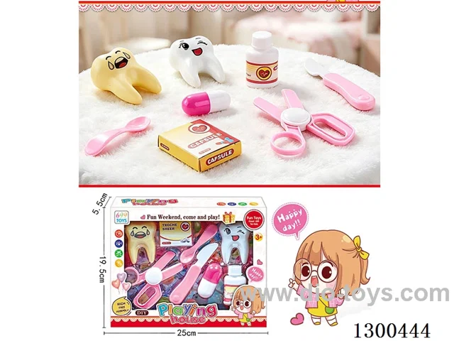 Pink Pretend Play Dentist Set