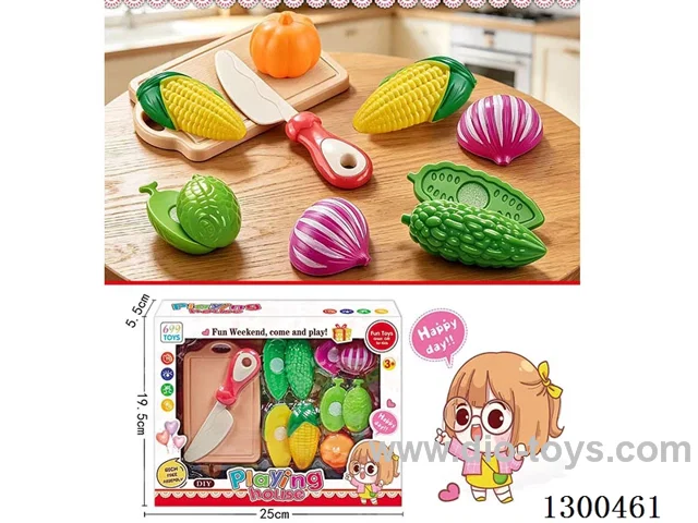 Pretend Play vegetable cutting set