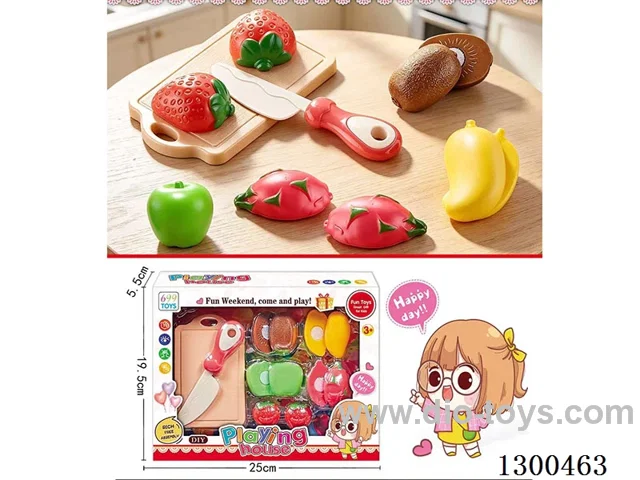 Pretend Play Fruit Cutting Set