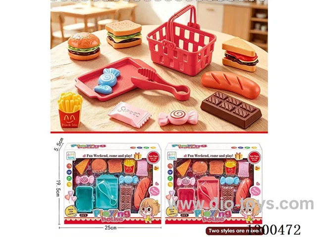 Pretend Play Hamburger Set