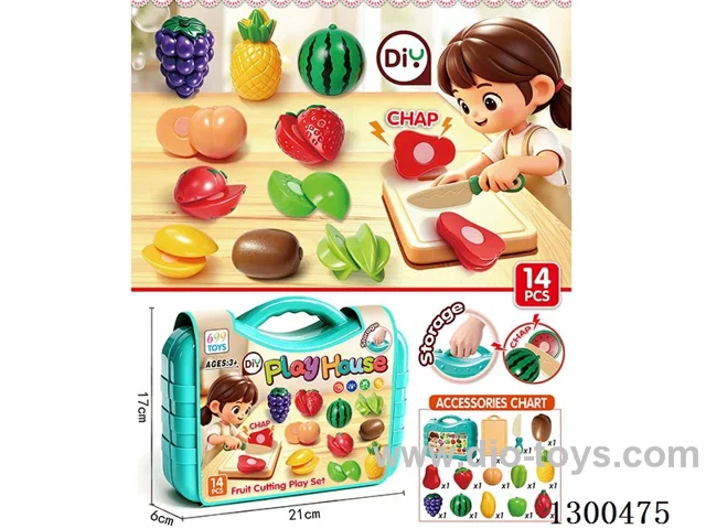 Pretend Play Fruit Cutting Set