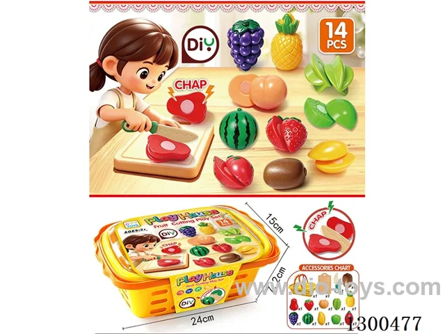 Pretend Play Fruit Cutting Set