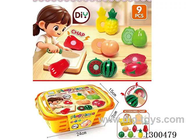 Pretend Play Fruit Cutting Set