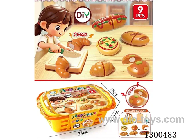 Pretend Play Bread Cutting Set