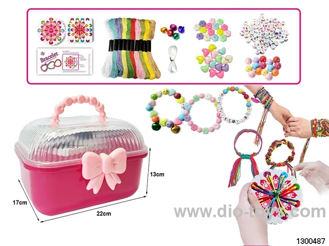 DIY String Beading Bracelet Set