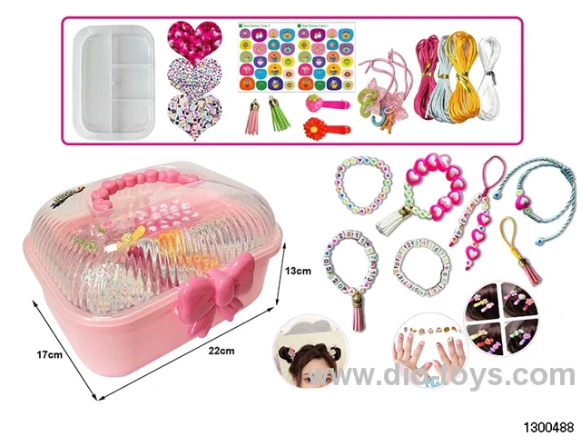 DIY String Beading Bracelet Set