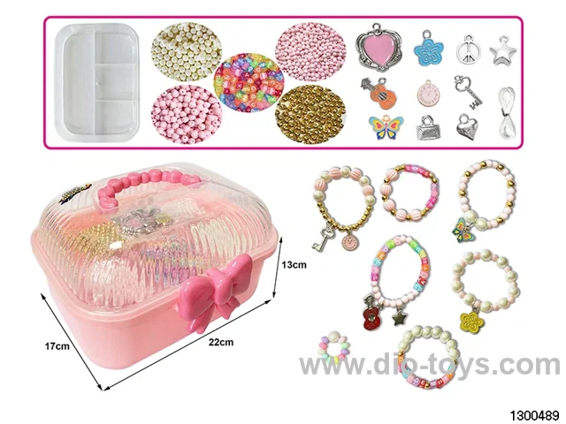 DIY String Beading Bracelet Set