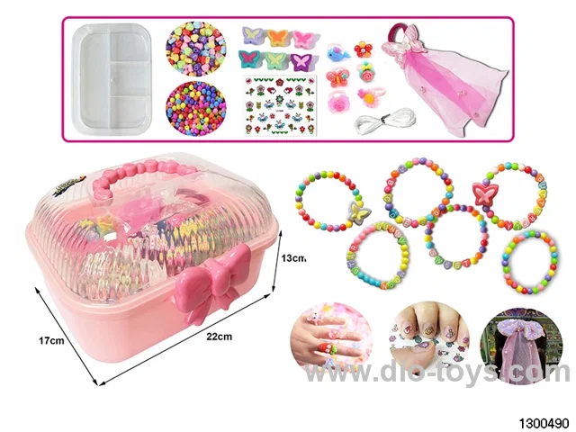 DIY String Beading Bracelet Set