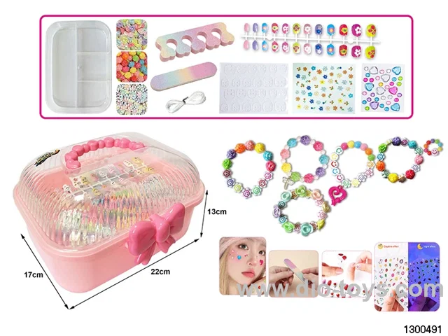 DIY String Beading Bracelet Set