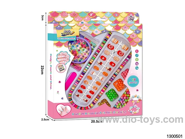 3D Wearable Armor + Nail File + Soft Clay Beading + Bracelet + Gemstone Stickers