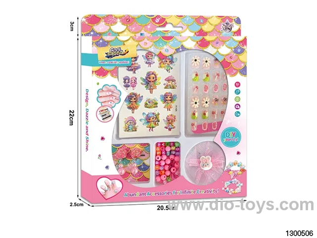 Armor Wearable + Glitter Tattoo Stickers + Nail File + Beading + Earrings + Elegant Hairpin