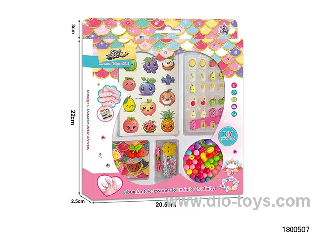 Armor Wearable + Glitter Tattoo Stickers + Nail File + Beading + Ring + Elegant Hairpin