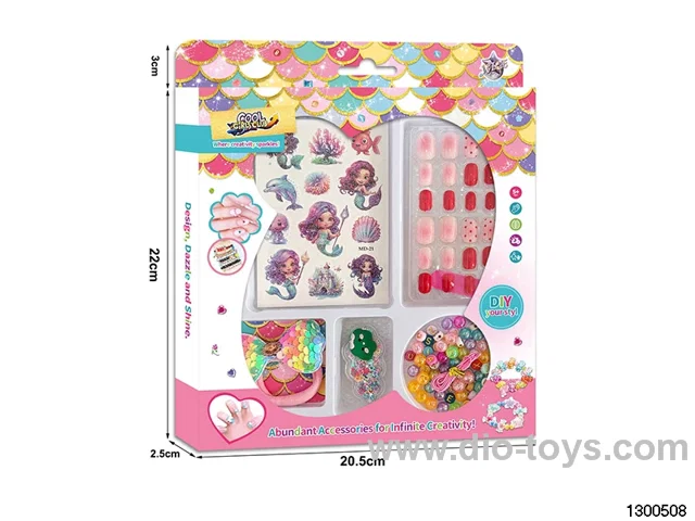 Armor Wearable + Glitter Tattoo Stickers + Nail File + Beading + String Beading + Elegant Hairpin