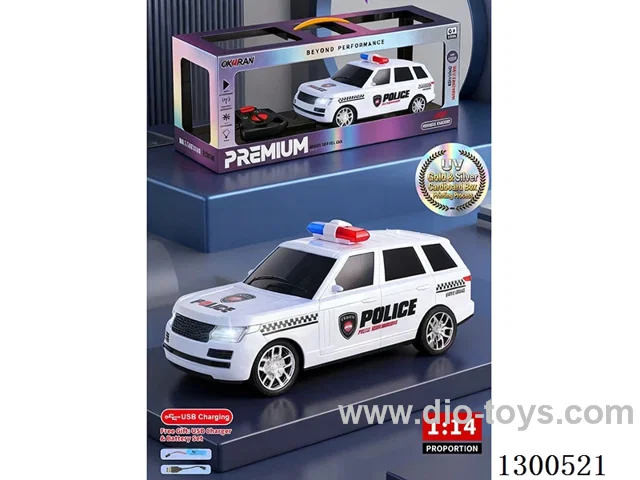 1:14 4ch RC Land Rover Police Car (battery included)