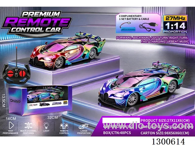 1:14 4ch RC Car Bugatti (Blue, Red) – Battery Included