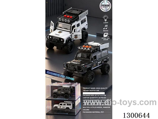 1:24 Land Rover Inertia Car W L/M/openable door included battery