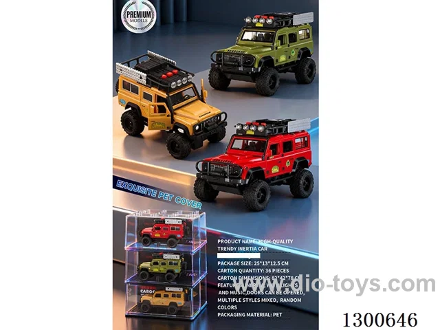 1:24 Land Rover Inertia Car W L/M/openable door included battery