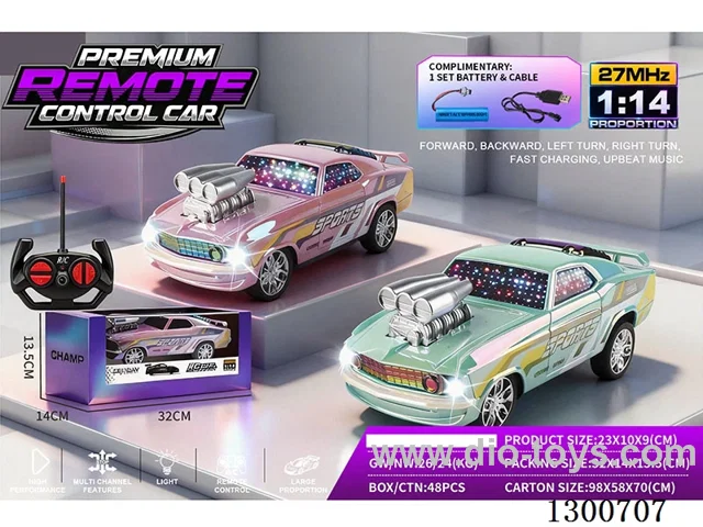 1:14 4ch RC Dodge Muscle Car (battery included)