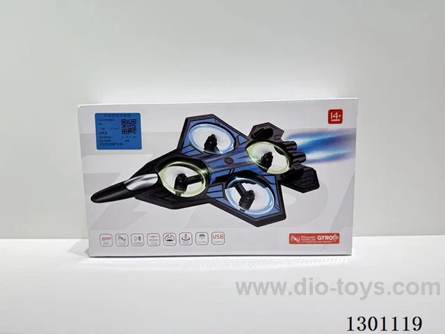 RC Altitude-Hold Foam Quadcopter