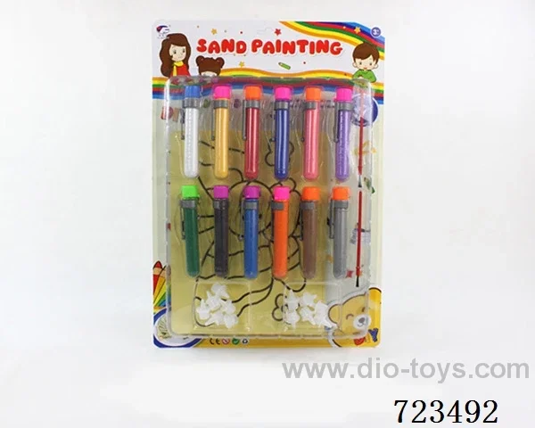 20 pieces of children's test tube sand painting set DIY handmade educational toys