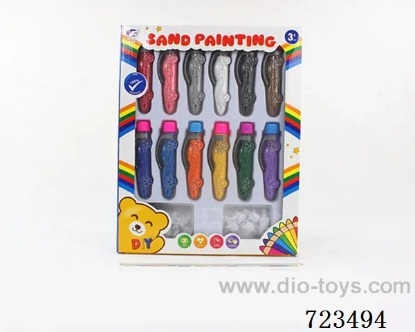 20 pieces of children's sand painting set handmade DIY making hands-on educational toys
