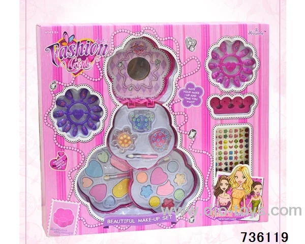 cosmetics in color box