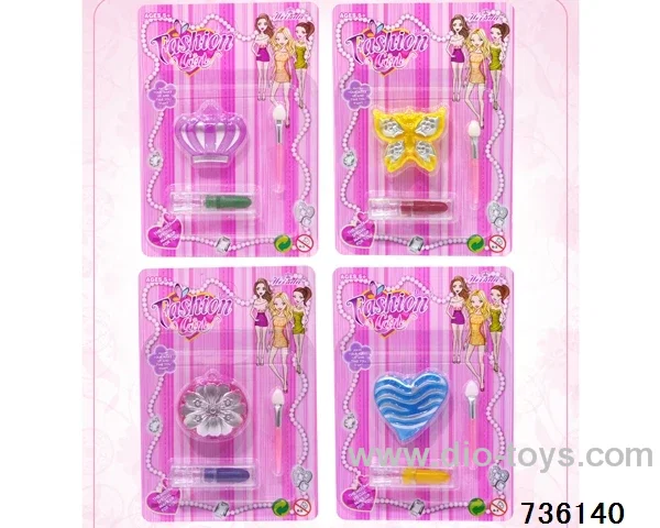 cosmetics in blister card