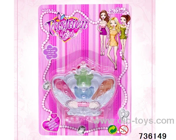 cosmetics in blister card