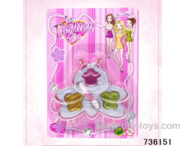 cosmetics in blister card