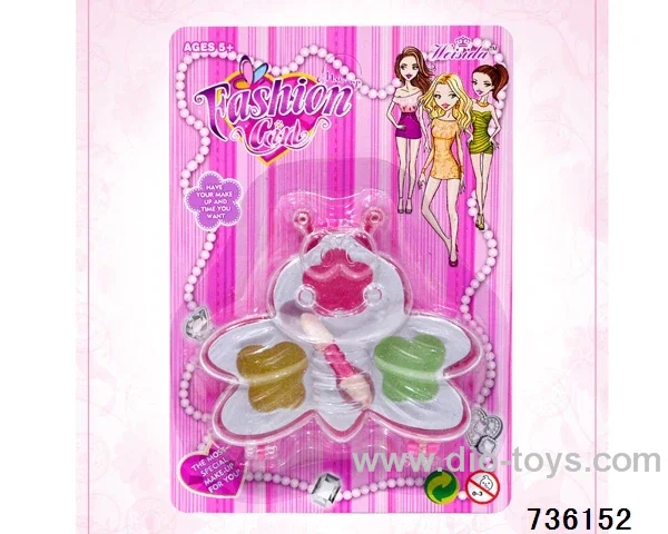 cosmetics in blister card