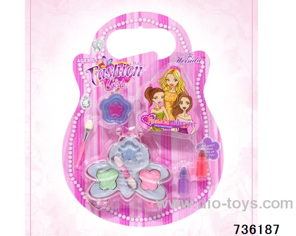 cosmetics in blister card