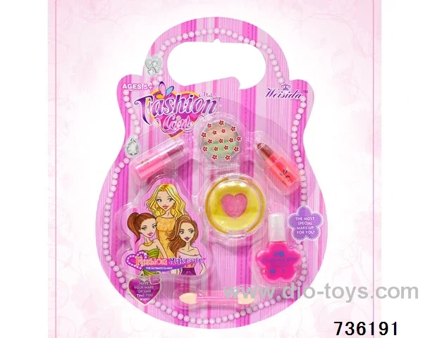 cosmetics in blister card