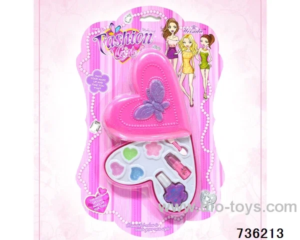 cosmetics in blister card